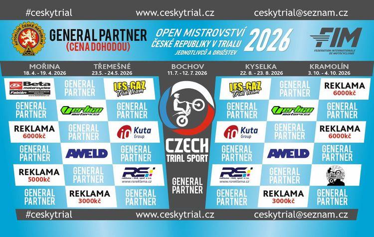 Staňte se partnerem Českého trialu pro sezónu 2026